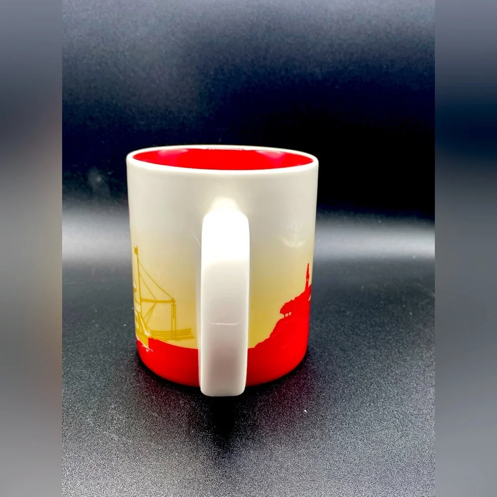 Starbucks Coffee OHIO 2009 Collector Series 16 oz Steamboat Mug Red White
